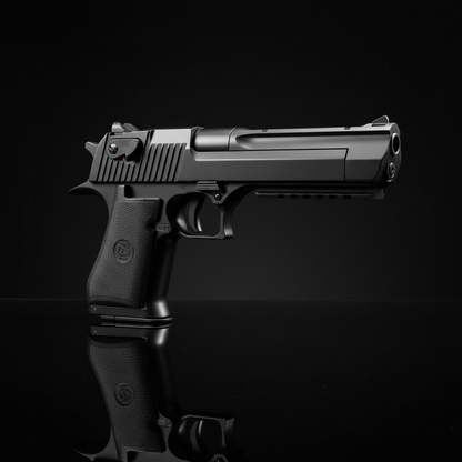 Desert Eagle – Angolo 3/4 – Sfondo Scuro Piano a Specchio