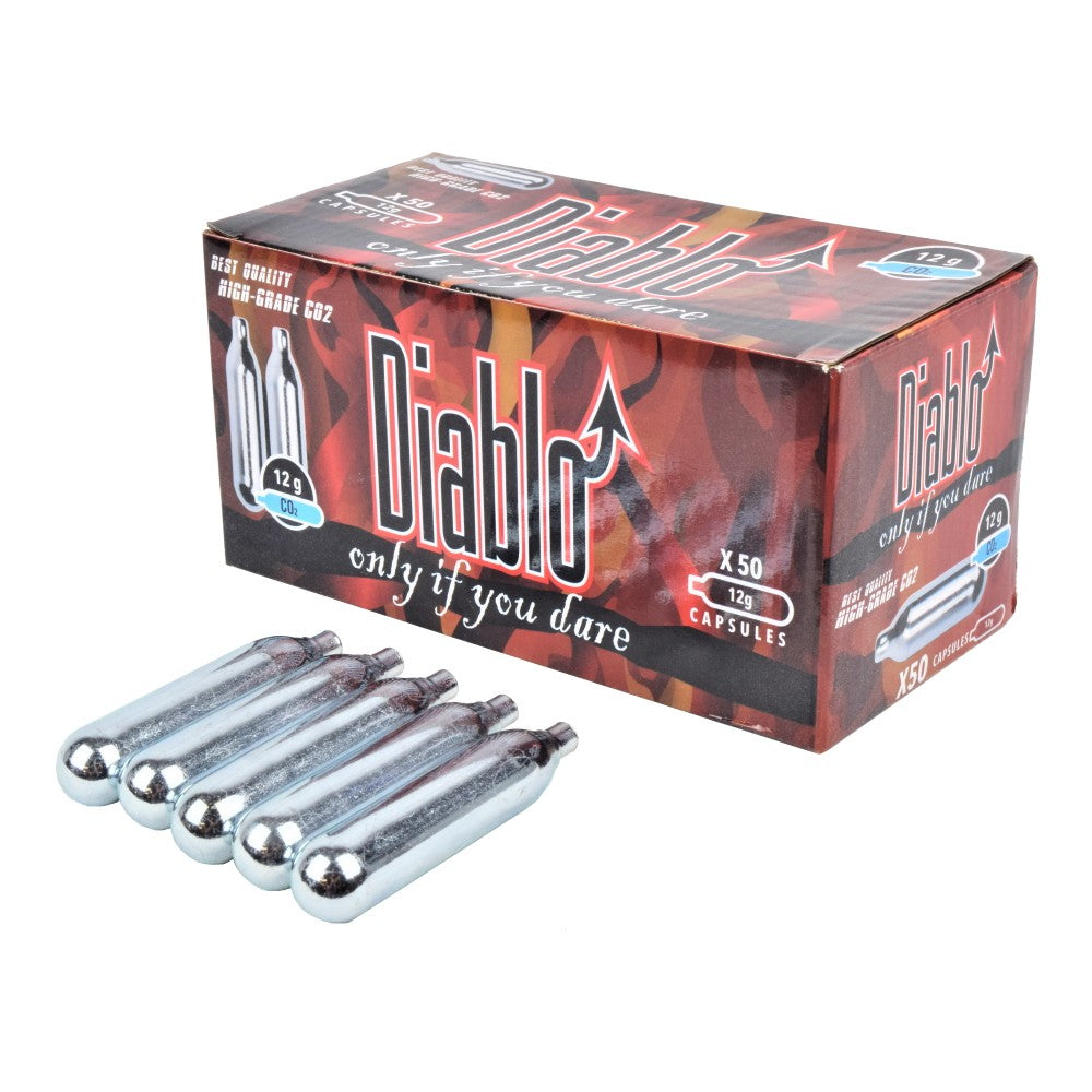 Diablo Bombolette Co2 12g Set Da 50 Pezzi