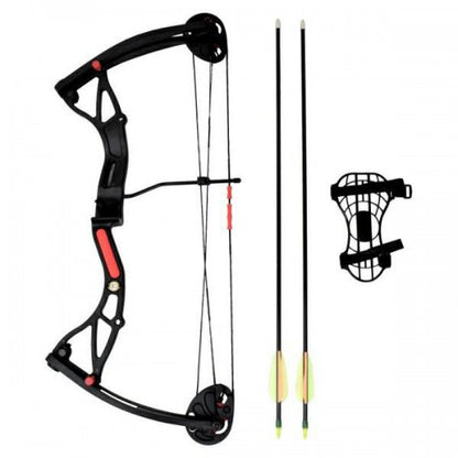 Ek Archery Arco CompoundPer Ragazzi Buster 15-29  Libbre Nero