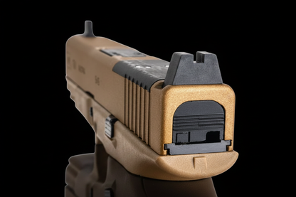 Glock G19X – Dettaglio MOS cut posteriore sfondo nero