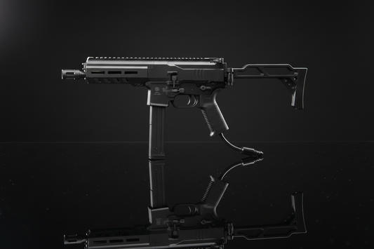 Double Eagle M924 DMP-9 SMG HPA – sfondo scuro piano a specchio