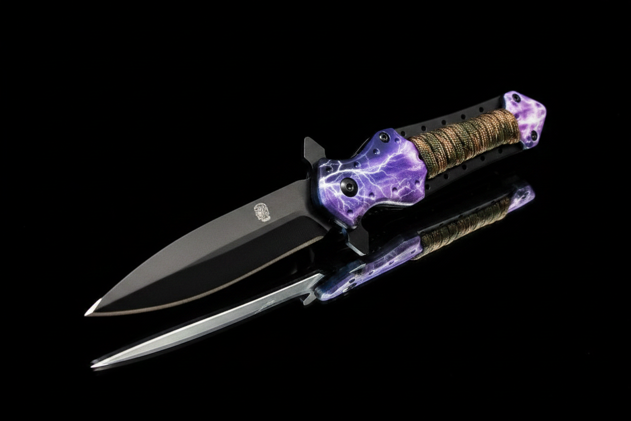 Thunder Blade coltello tascabile servoassistito Cougar Collection – vista completa