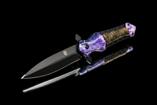 Thunder Blade coltello tascabile servoassistito Cougar Collection – vista completa