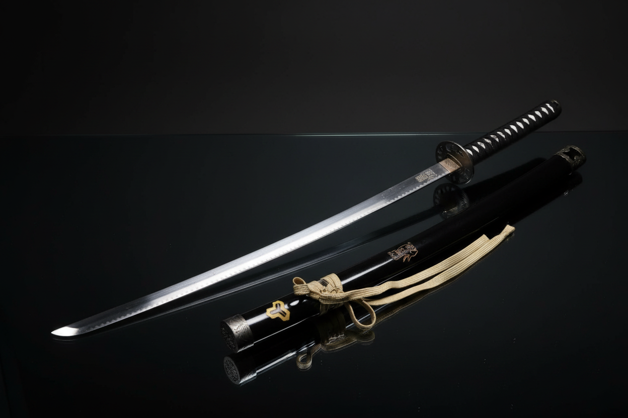 Katana Kill Bill - Vista completa con fodero