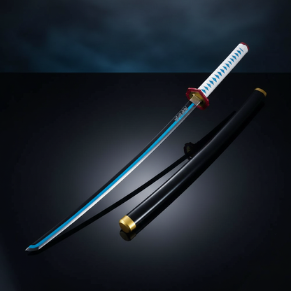 Katana diagonale con illuminazione laterale