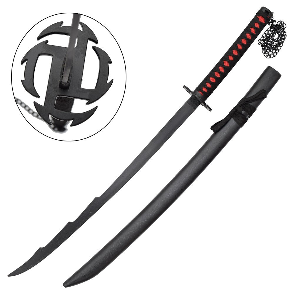 Katana Di  KUROSAKI ICHIGO Serie Bleach Lama in Acciaio