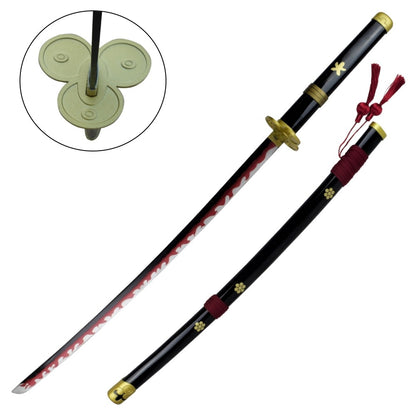 Katana Di Zoro Enma Serie One Piece Lama in Acciaio