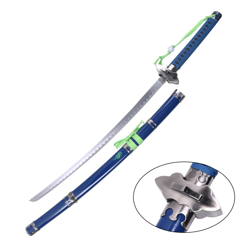 Katana Di Rin Okumura Serie Blue Exorcist Lama in Acciaio