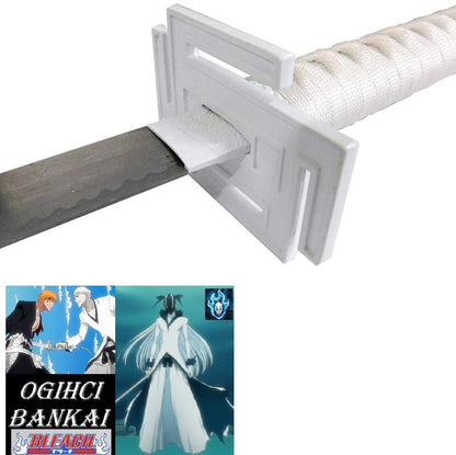 Katana Di Ichigo Kurosaki's Serie Bleach Bianca Lama in Acciaio
