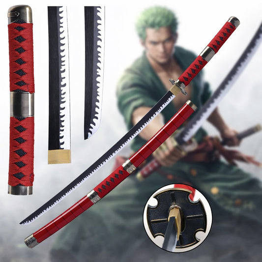 Katana Sandai Kitetsu de Roronoa Zoro - Cosplay de One Piece