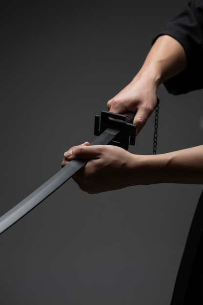 Persona che impugna la katana