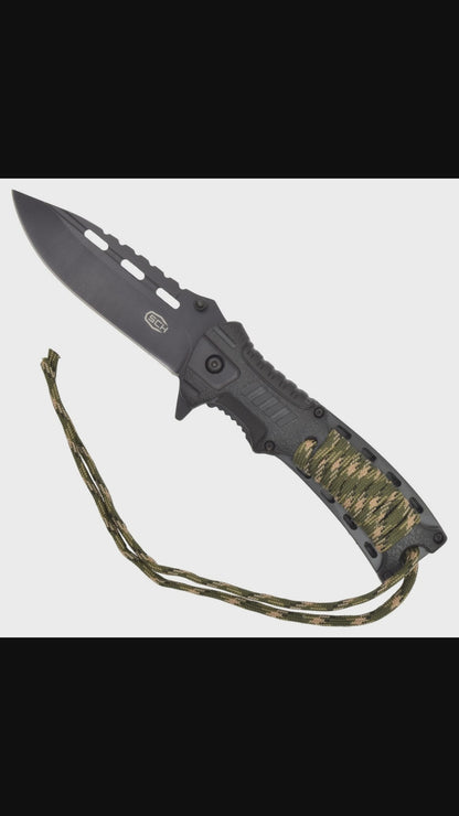 Coltello Militare da Soppravivenza Survival Pieghevole Tascabile