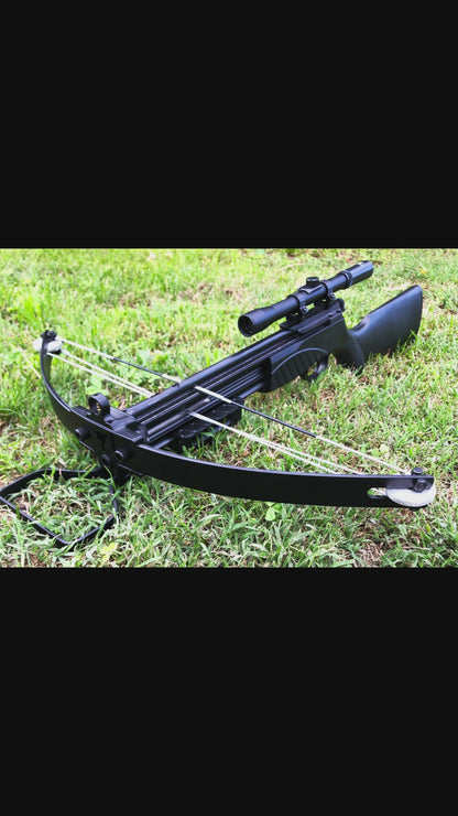 Fucile Balestra Da Caccia Carrucolata con Ottica, 180 FPS, 120 libbre