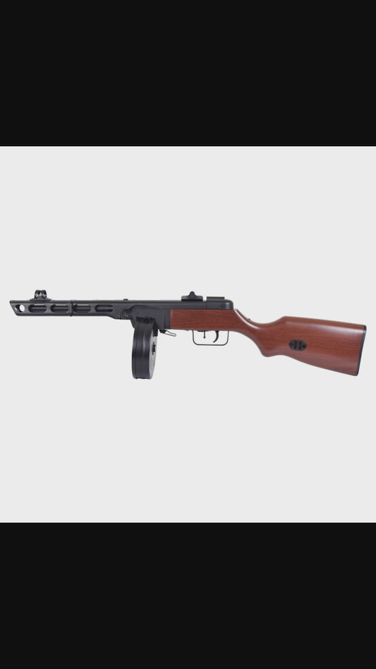 Fucile Elettrico PPSH-41 Full Metal Scarrellante Professionale Completo Di Batteria e Caricabatteria