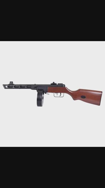 Fucile Elettrico PPSH-41 Full Metal Scarrellante Professionale Completo Di Batteria e Caricabatteria