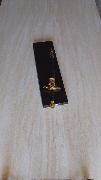 Pugnale Storico Con Aquila Lama In Acciaio 35 cm