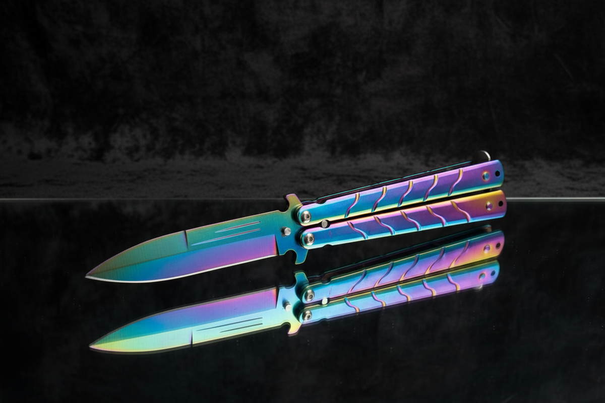 Prism Edge – Vista aperta, sfondo scuro specchio