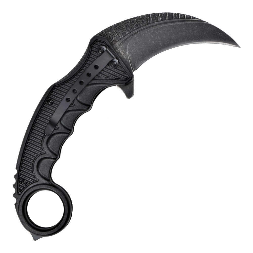 Coltello Karambit Mimetico Apertura Lama Assistita