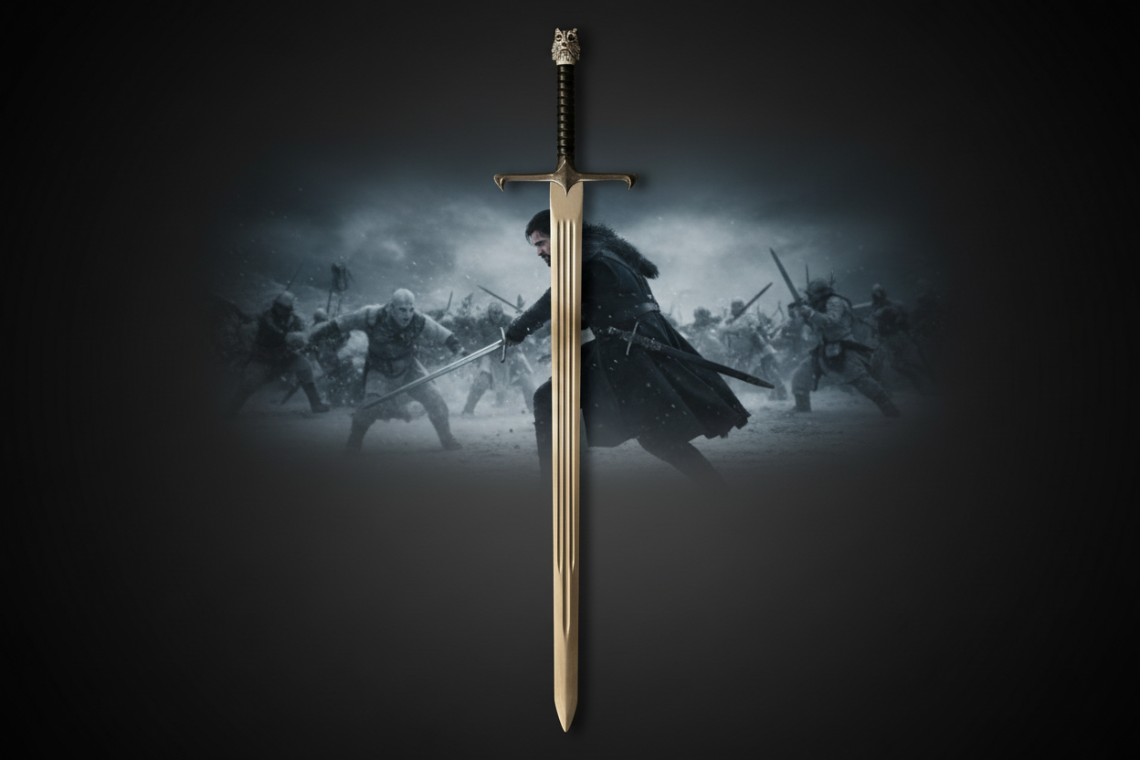 Spada Game of Thrones su sfondo scuro