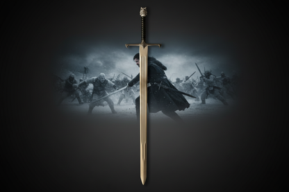 Spada Game of Thrones su sfondo scuro