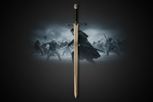 Spada Game of Thrones su sfondo scuro
