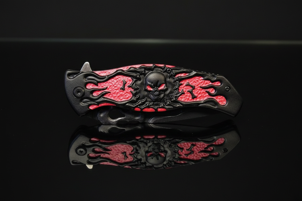 The Black Skull - sfondo scuro specchio, soggetto invariato